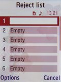 Samsung G600 screenshots
