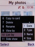 Samsung G600 screenshots