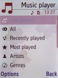 Samsung G600 screenshots