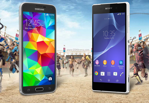 Samsung Galaxy S5 vs. Sony Xperia Z2
