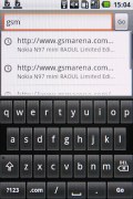 Samsung I7500 Galaxy screenshot