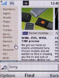 Sony Ericsson K660 interface