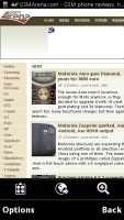 Sony Ericsson Satio screenshot