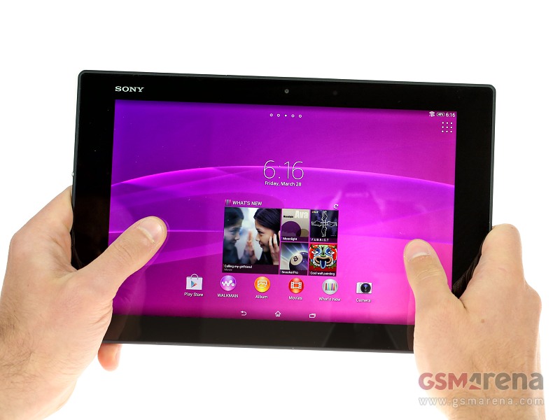 تماشای ویدیو و عکسهای گرفته شده توسط دوربین Sony Xperia Z2 Tablet