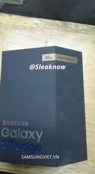 Samsung Galaxy S7 edge retail box (allegedly)