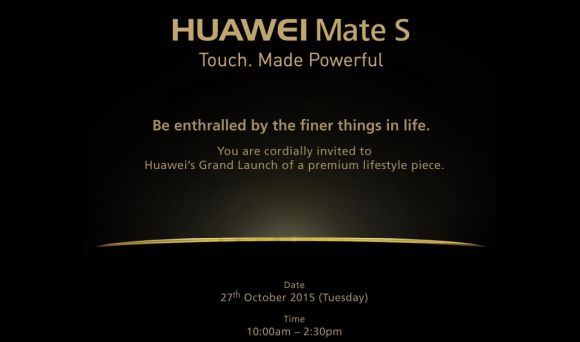 Huawei Mate S Malaysia Launch Confirmed For Next Week Gsmarena Com News