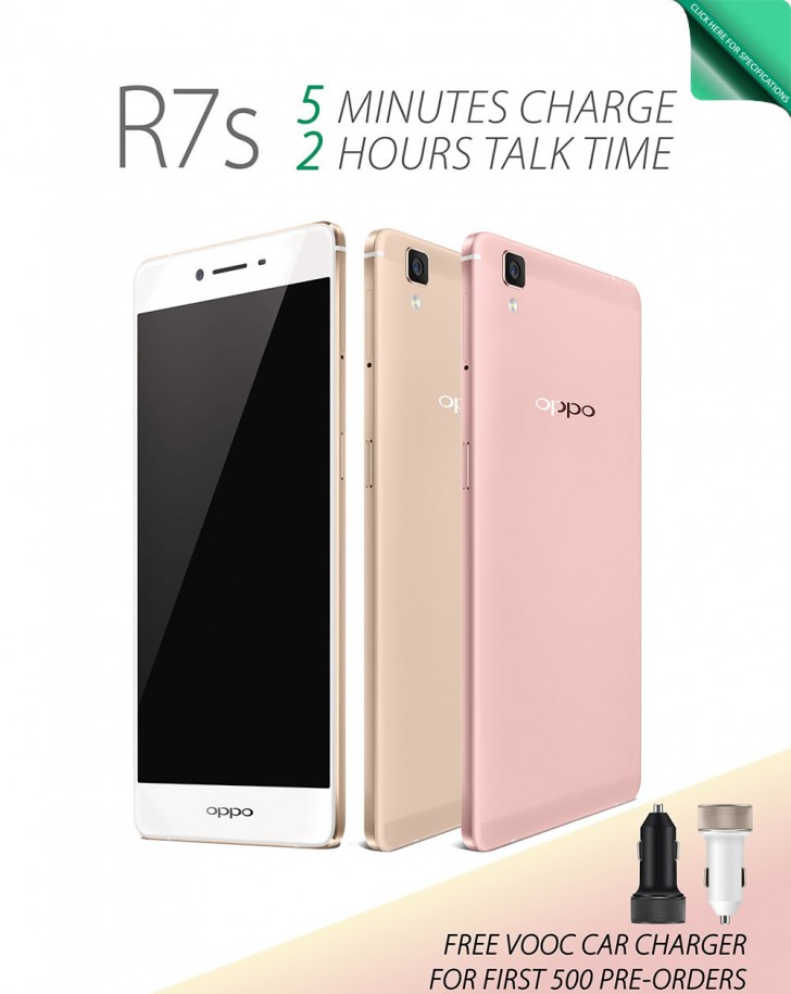 Oppo R7s Goes On Pre Order In Malaysia Rose Gold Variant Also On Offer Gsmarena Com News