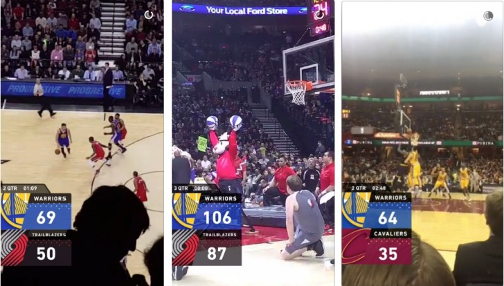 Snapchat Is Aiming For Sports Fans With Live Score Overlays For Nba Games Gsmarena Blog