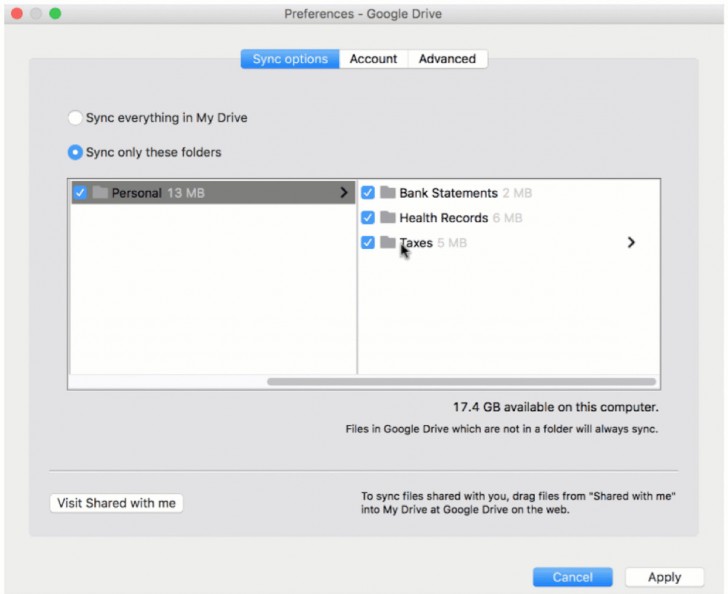 Google Drive For Mac Pc Now Allows Selective Syncing Gsmarena Blog