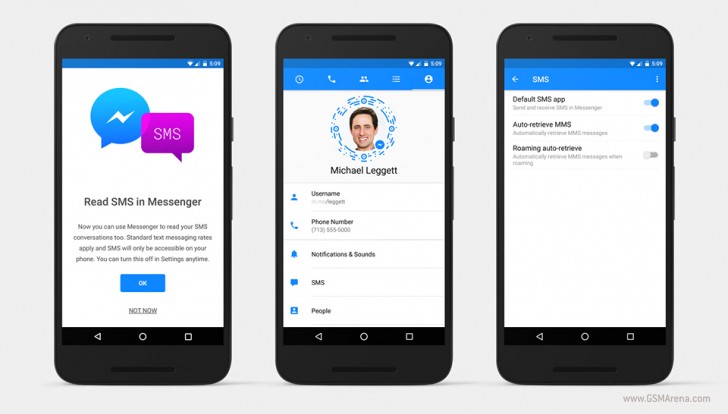 Messenger locate mobile phone application