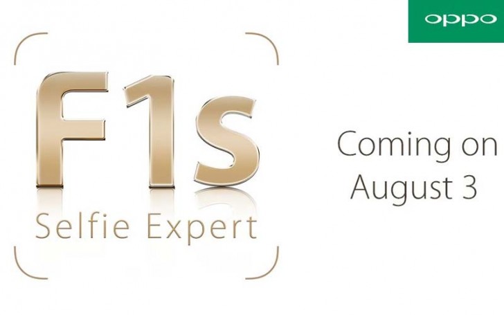 Oppo F1s Becomes Official On August 3 As The Next Selfie Expert Gsmarena Com News