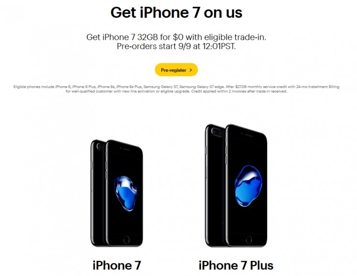 Sprint Also Offers Free Iphone 7 With Trade In At T Too Gsmarena Blog