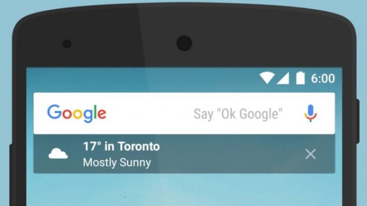 Google App For Android Adds A Small Transparent Widget Under The Search Bar Gsmarena Blog