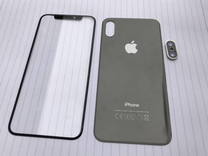 Front And Rear Panels For The Iphone 8 Leak Glass Backs For