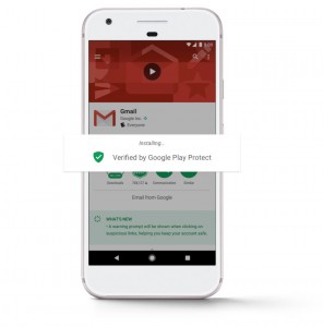 Google Play Protect guards against malicious apps