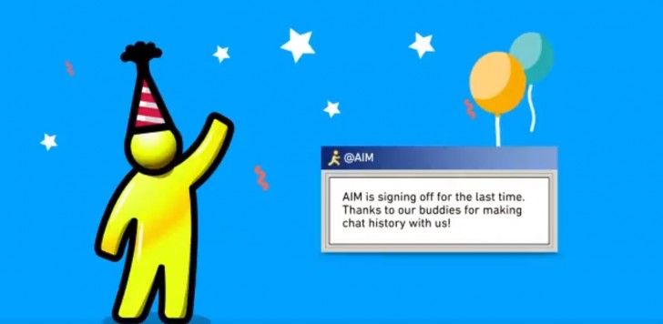 AOL Instant Messenger (AIM) officially dies on December 15