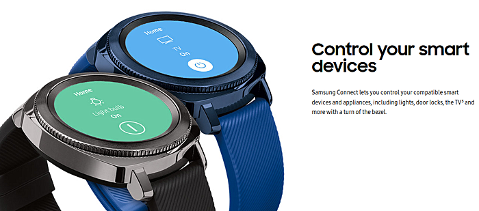 Samsung Gear Sport lets you control smart devices with a turn of the bezel