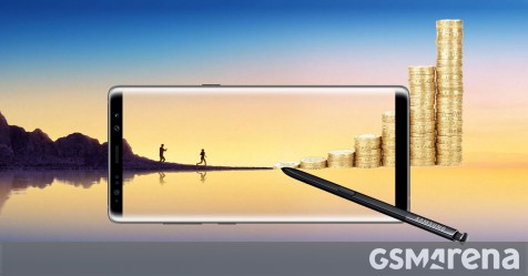 Samsung Galaxy Note8 cracks 1% market share of Android phones in key markets