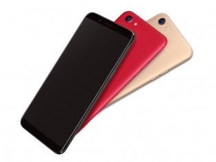 Oppo F5's three colors