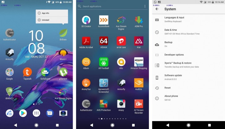 Sony Xperia XZ Premium ganha a atualização Android 8.0 Oreo