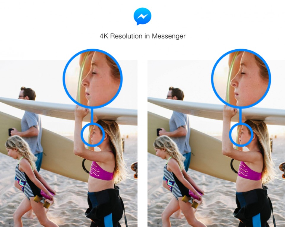 App 更新：Facebook Messenger 现让您发送 4k 高像素图片！ 1