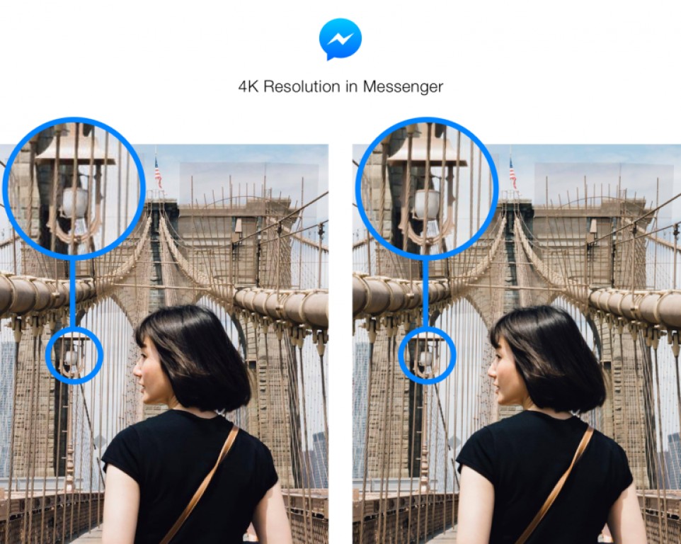App 更新：Facebook Messenger 现让您发送 4k 高像素图片！ 2