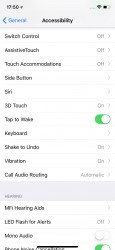 Tap To Wake setting