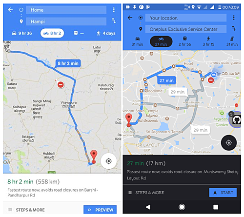 Google Maps gets new 'motorcycle mode' feature for two wheelers