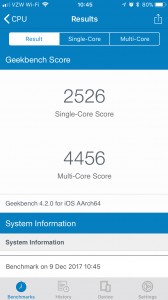 iPhone 6s with the: new battery