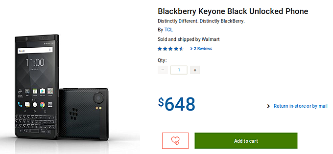 BlackBerry Keyone Black Edition gets price cut in Canada