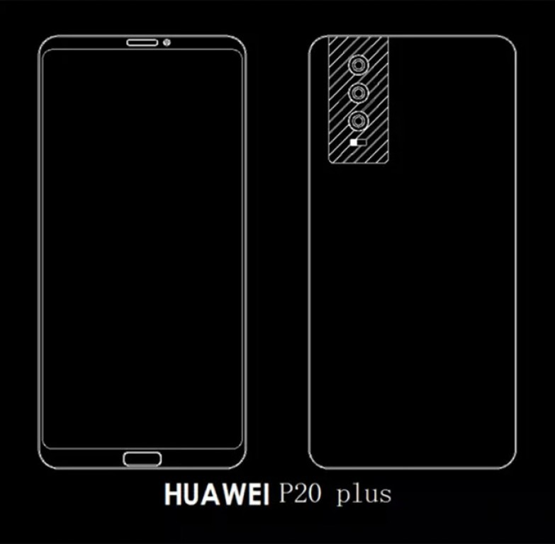 三攝鏡頭、劉海全面屏設計？三部疑似 Huawei P20 系列新機設計曝光；這奇異外形您打幾分？ 2