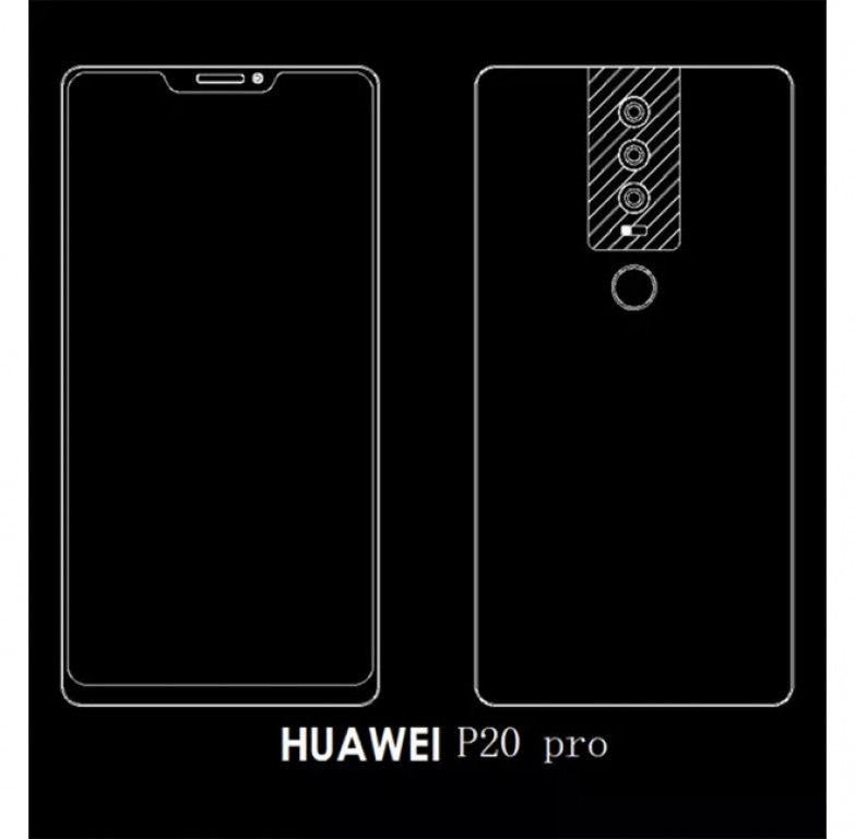 三攝鏡頭、劉海全面屏設計？三部疑似 Huawei P20 系列新機設計曝光；這奇異外形您打幾分？ 3