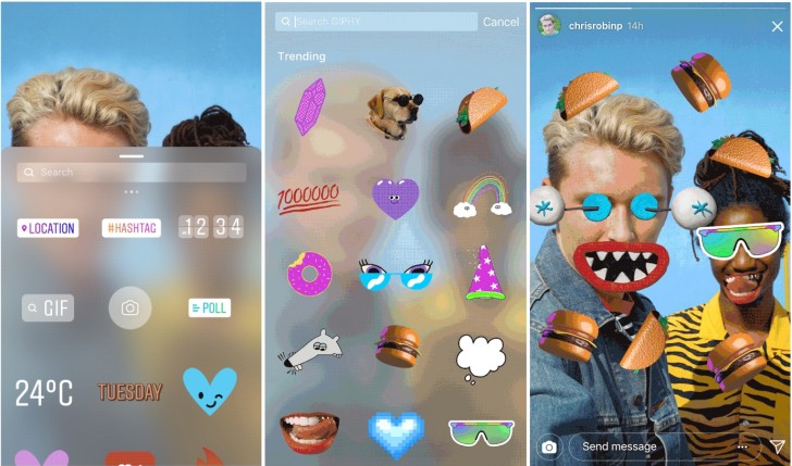 Instagram Now Supports Gif Stickers In Stories Gsmarena Com News