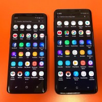 Live photos of the Samsung Galaxy S9 and S9+