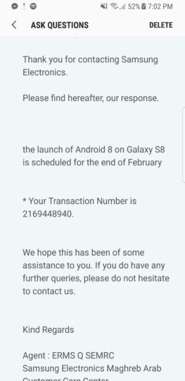 Oreo 再等等：部分 Samsung Galaxy S8 很可能要等到 2月尾才有 Android 8.0 升級！ 1