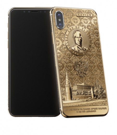 Caviar celebrates Putin's election win with new golden iPhone X