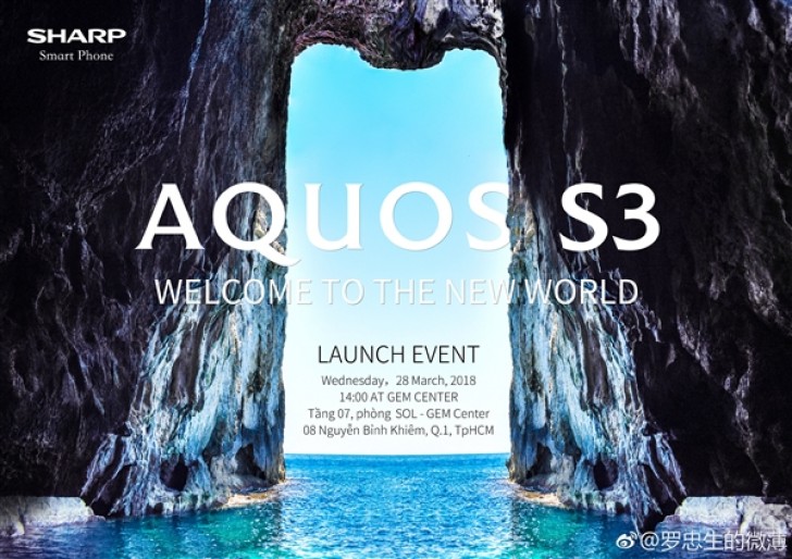 Sharp Aquos S3 Will Be Announced On March 28 Gsmarena Com News