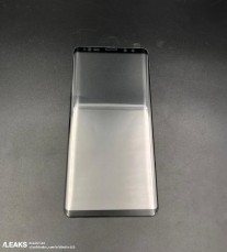 Alleged Samsung Galaxy Note9 tempered glass screen protector