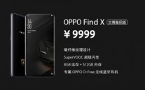 Official slides with prices of all three Oppo Find X variants