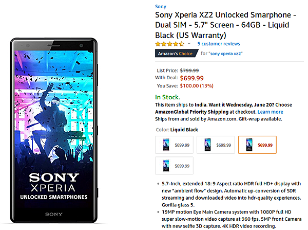 Deal Get Up To 100 Off On Sony Xperia Xz2 Xz2 Compact Gsmarena Com News