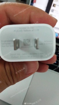 Apple fast charger with a USB-C port, an engineering sample