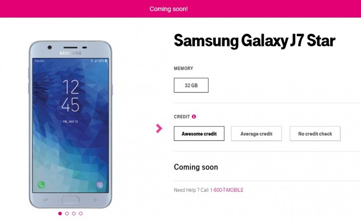 New Midrange Samsung Galaxy J7 Star Coming To T Mobile Gsmarena Com News