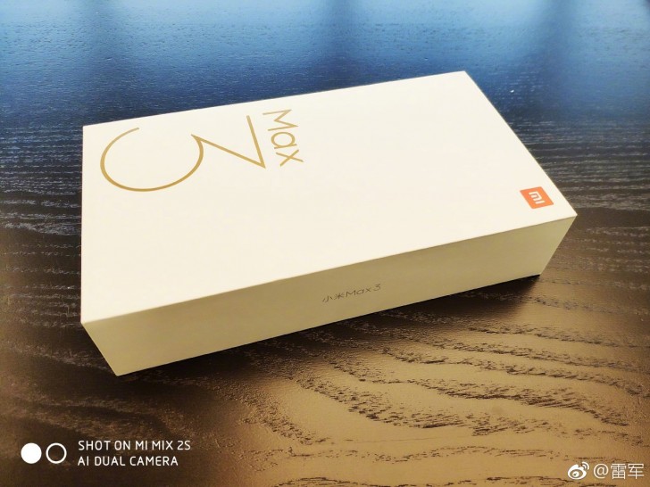 Xiaomi Ceo Shares Mi Max 3 Retail Box Hints At Prompt Release Gsmarena Com News