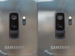 Galaxy S9 + ở bên trái, Galaxy Note9 ở bên phải