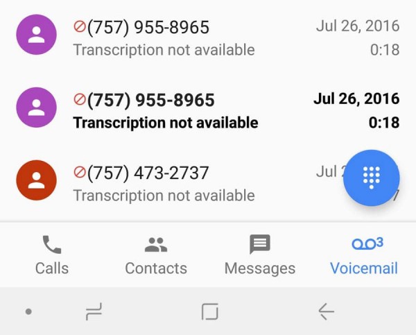 Google Voice App For Android Updated With Contacts Tab Gsmarena Com News
