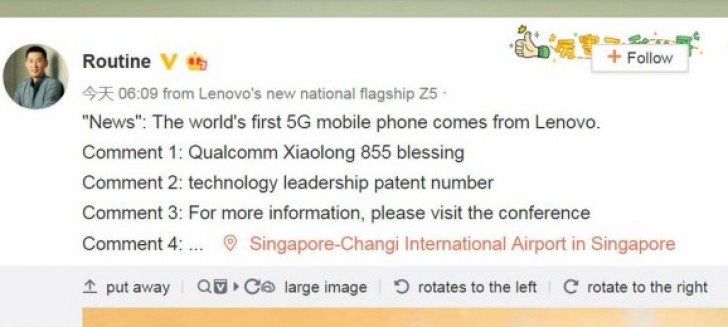 Lenovo To Be The First One To Release 5g Ready Smartphone