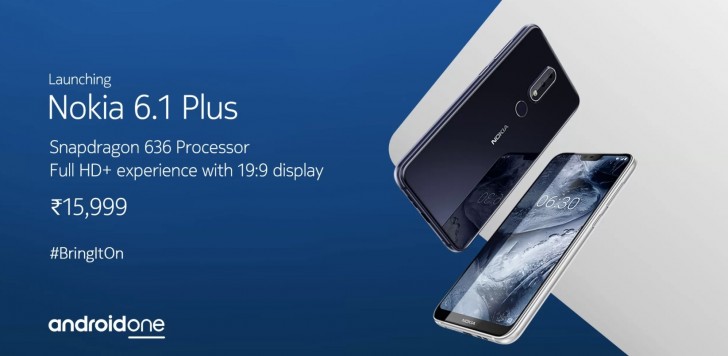 Nokia 6 1 Plus Sales In India Start Tomorrow At 12 Pm Gsmarena Com News