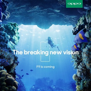 Oppo F9 teaser