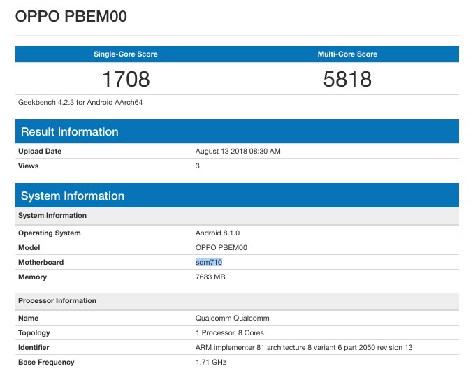 性能與相機升級：官方公佈 OPPO R17 Pro 相機將配有 F1.5 與 F2.4 靈動光圈；或配置 SD710 處理器！ 2