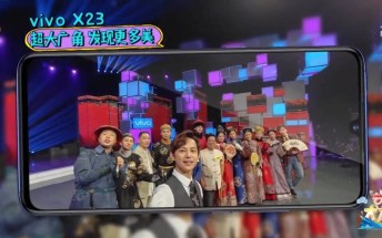 vivo X23 appears in live TV show vivo X23 appears in live TV show